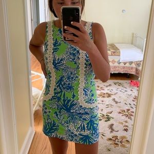 Navy and green Lilly Pulitzer dress